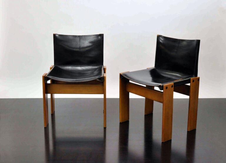 6 Stühle “Monk” von Afra & Tobia Scarpa